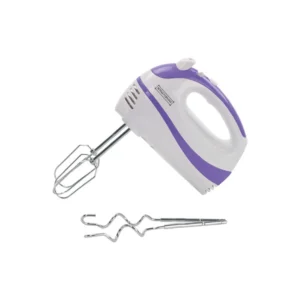 Kézi turmixgép 2 féle rozsdamentes acél fejjel, 200W, fehér-lila, Royalty Line RL-HM250T.3