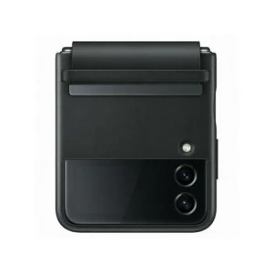 Samsung EF-VF721LBEGWW Z Flip 4 fekete/fekete Flap Leather Cover tok