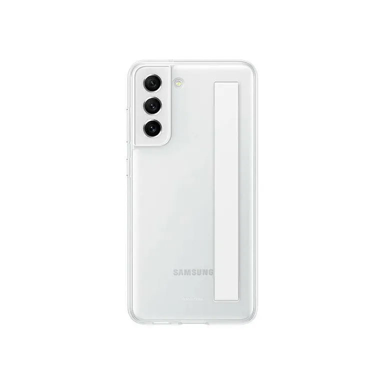 Samsung EF-XG990CWEGWW S21 FE 5G G990 fehér/fehér Slim Strap Cover tok