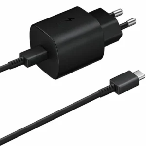 Samsung EP-TA800XB PD 25W lánchálózat + USB-C kábel típusú COX Black