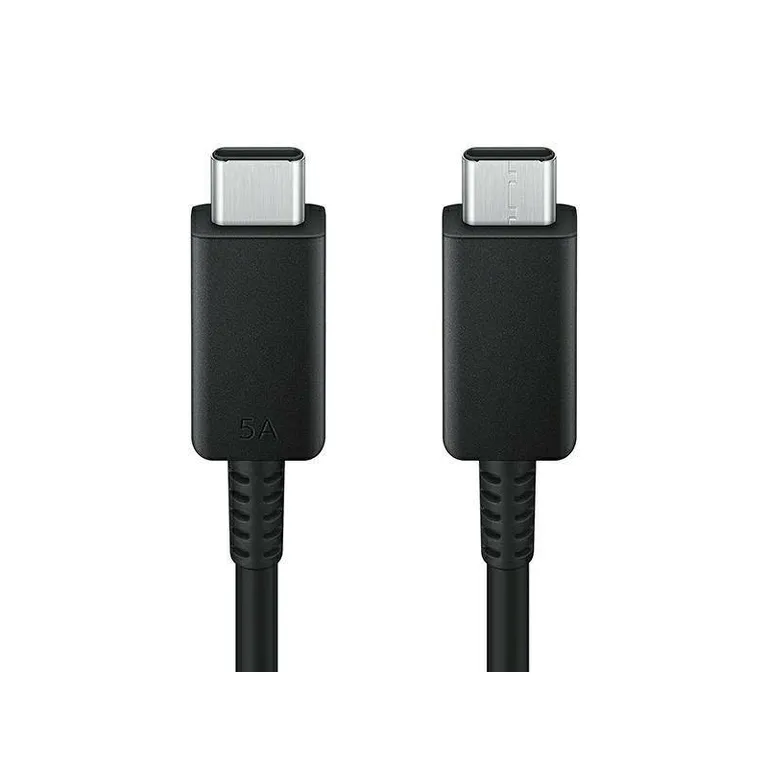 Samsung kábel EP-DX510JB USB-C - USB-C 5A fekete/fekete 1.8m