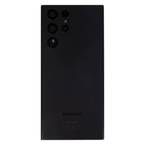 Samsung S908B Galaxy S22 Ultra Kryt Baterie Phantom Black (szervizcsomag)