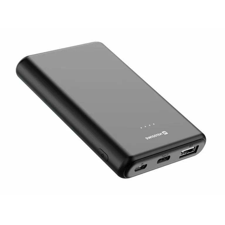 Swissten - 5000 mAh power bank, Power Line, 10W, fekete