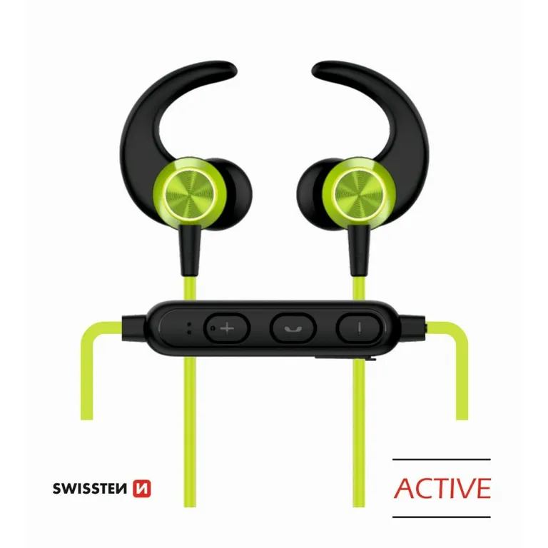 Swissten - Active bluetooth fülhallgató, lime zöld