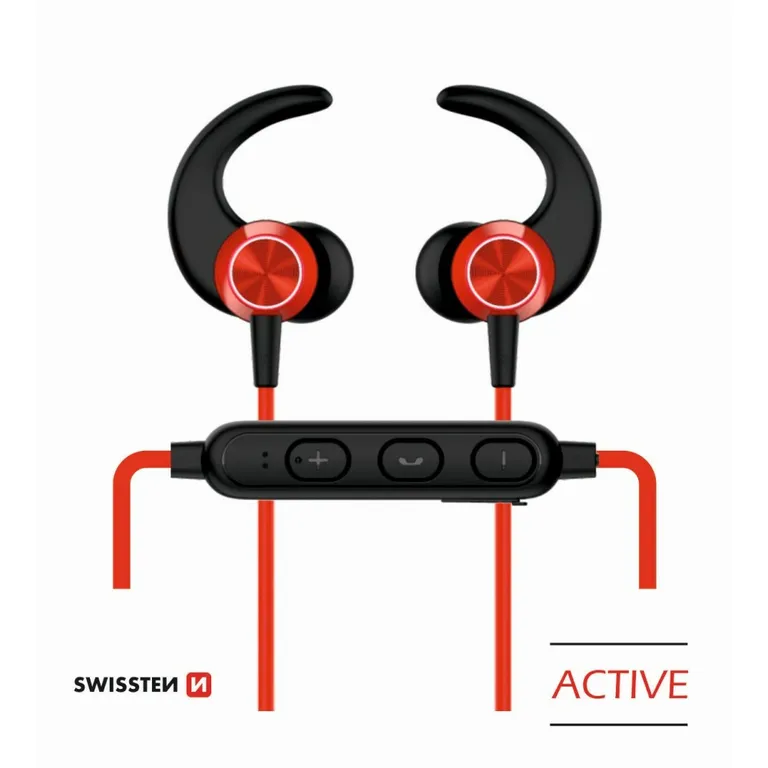 Swissten - Active bluetooth fülhallgató, piros