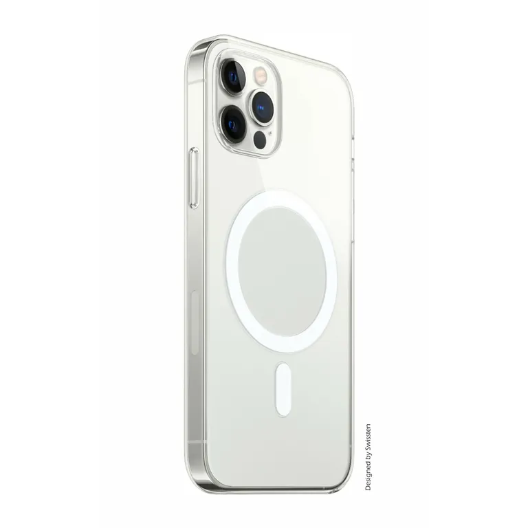 Swissten - Clear Jelly MagStick tok iPhone 12 /12 Pro, átlátszó