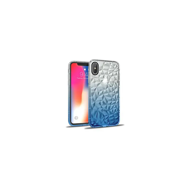 Swissten - Crystal tok Apple IPhone X kék