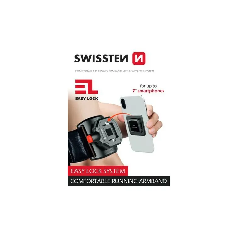 Swissten - Easy Lock telefontartó karpánt sportoláshoz