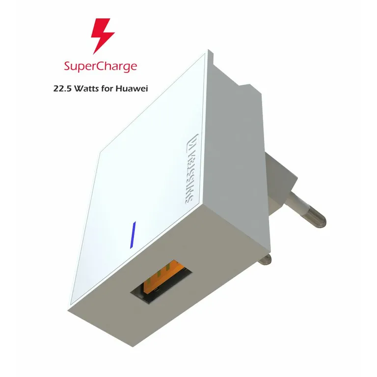 Swissten - Huawei SuperFastCharge 22,5W hálózati töltő adapter, fehér