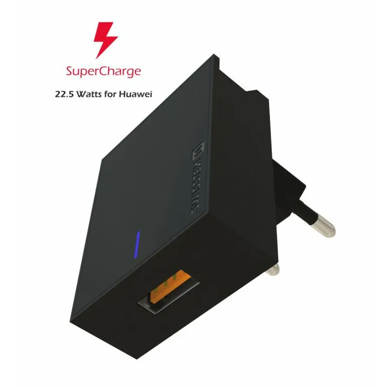 Swissten - Huawei SuperFastCharge 22,5W hálózati töltő adapter, fekete