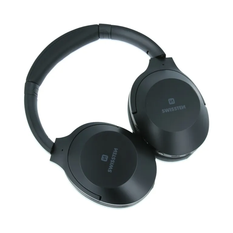 Swissten - Hurricane wireless sztereó over-ear fejhallgató, fekete - Image 3