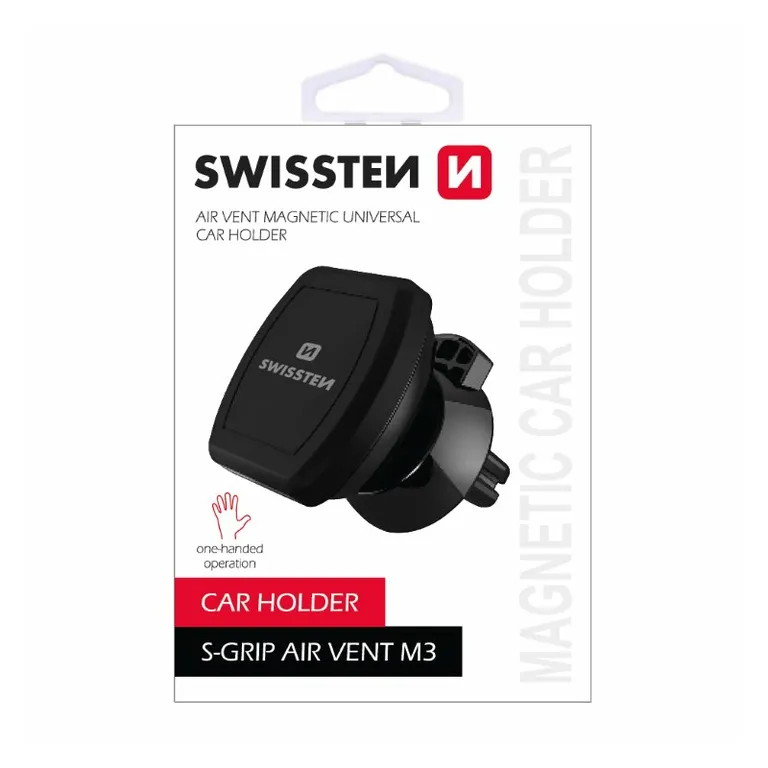 Swissten - mágneses autós tartó szellőzőrácsra, M3