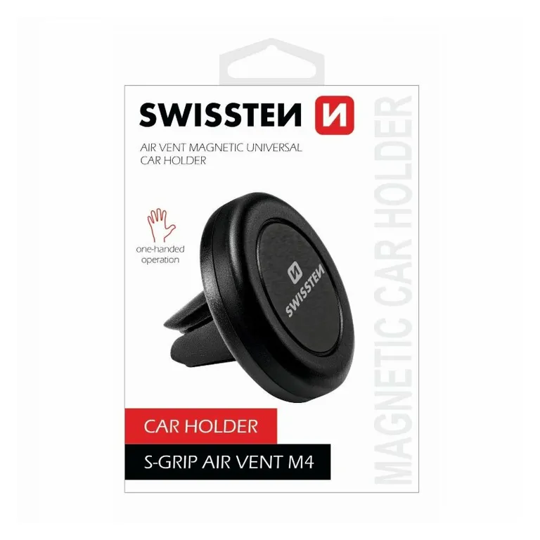 Swissten - mágneses autós tartó szellőzőrácsra, M4