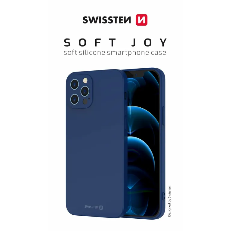 Swissten - Soft Joy szilikon tok iPhone 14, kék
