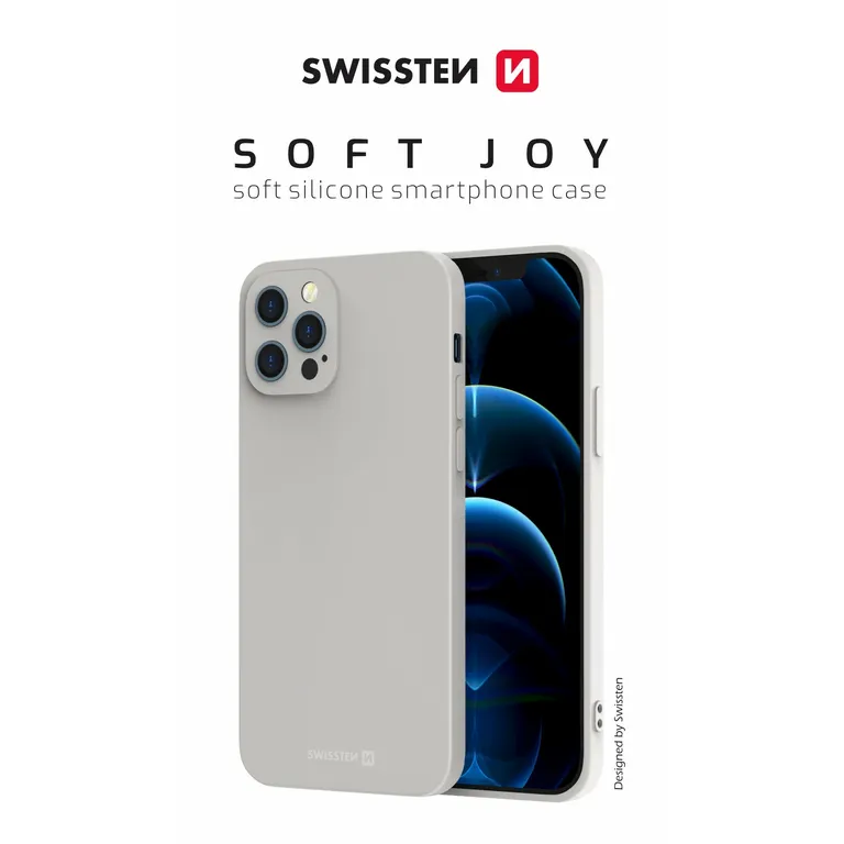 Swissten - Soft Joy szilikon tok iPhone 14, szürke
