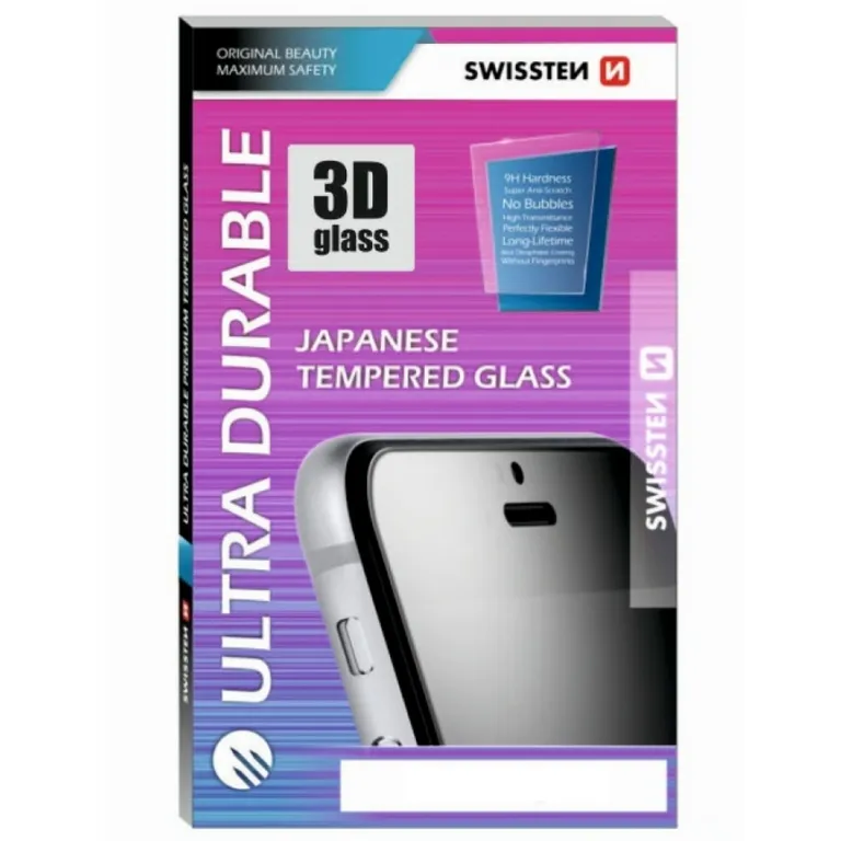 Swissten - ultra tartós 3D fólia Huawei P20 Pro fehér