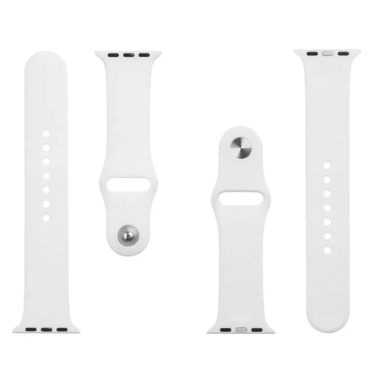 Tactical 465 Szilikon szíj Apple Watch 1/2/3/4/4/5/6/7/8/SE 38/40/41mm fehér színű órához