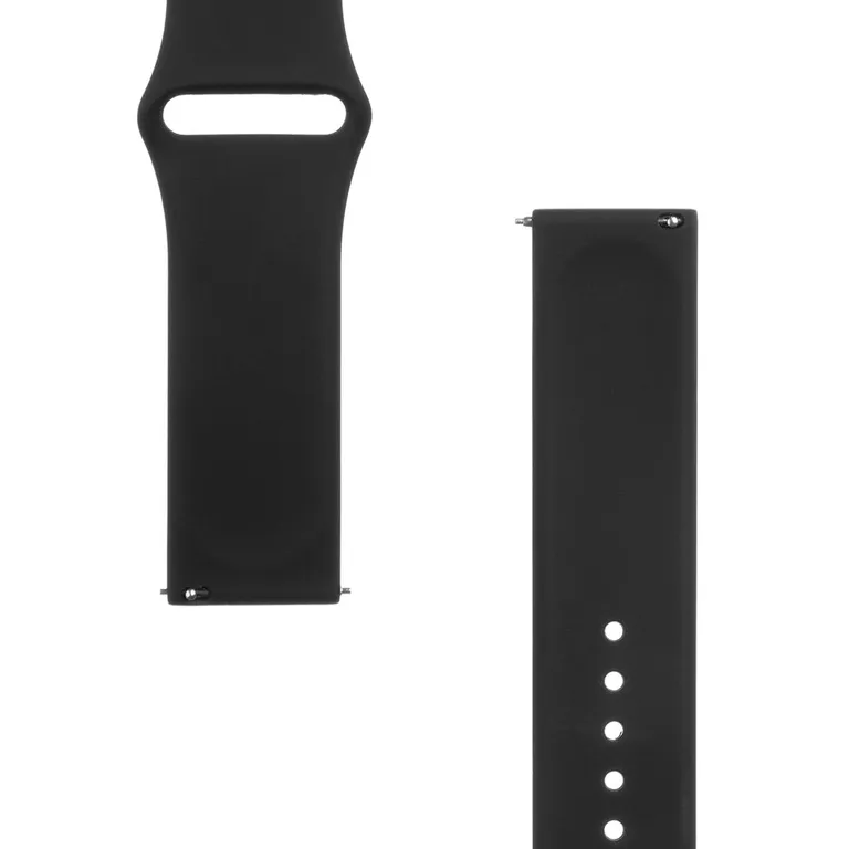 Tactical 631 szilikon szíj a Huawei Watch GT 2e/GT2 46mm-es órájához Fekete