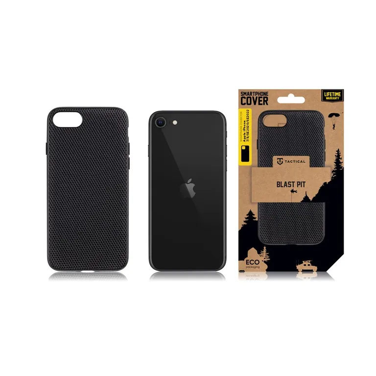 Tactical Blast Pit Kryt pro Apple iPhone 7/8/SE2020/SE2022 fekete tok