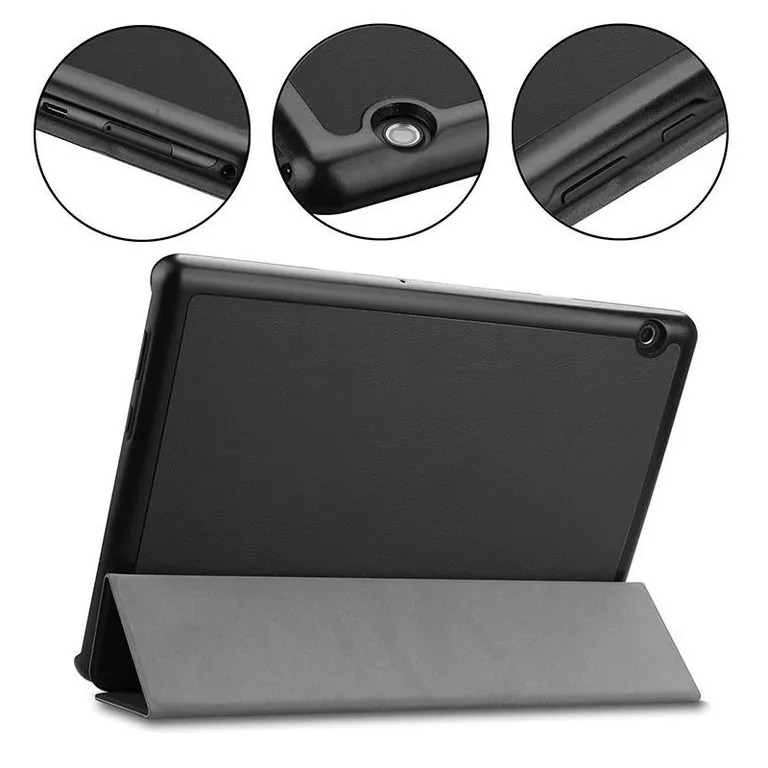 Taktikai könyv Tri Fold Pouzdro pro Samsung T220/T225 Galaxy Tab A7 Lite 8.7 kék