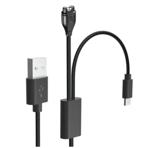 Taktikai USB töltő- és adatkábel 2in1 Garmin Fenix 7 + USB-C számára