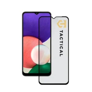 Taktikai üvegpajzs 5D sklo pro Samsung Galaxy A22 5G fekete