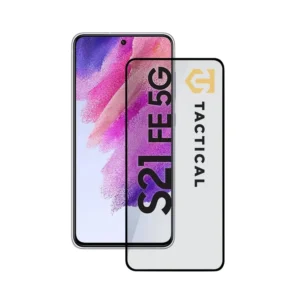 Taktikai üvegpajzs 5D sklo pro Samsung Galaxy S21 FE 5G fekete