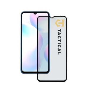 Taktikai üvegpajzs 5D sklo pro Xiaomi Redmi 9A/9AT/9C fekete