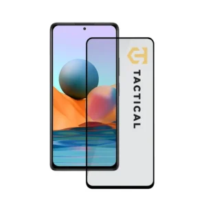 Taktikai üvegpajzs 5D sklo pro Xiaomi Redmi Note 10 Pro/10 Pro Max fekete