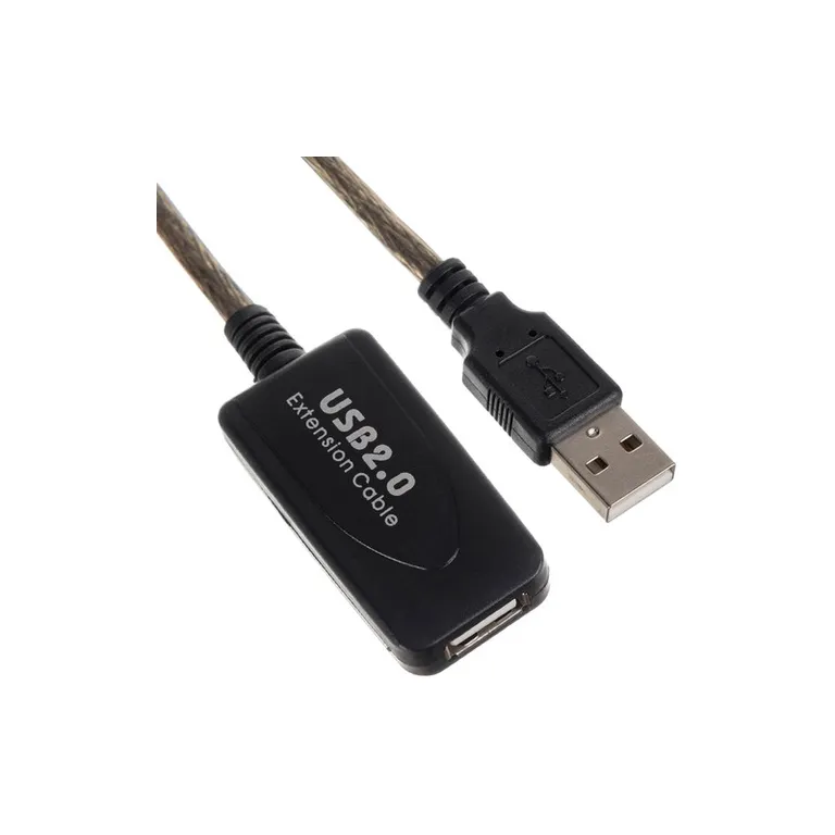 USB hosszabbító kábel, 5 m, USB 2.0 átjátszó