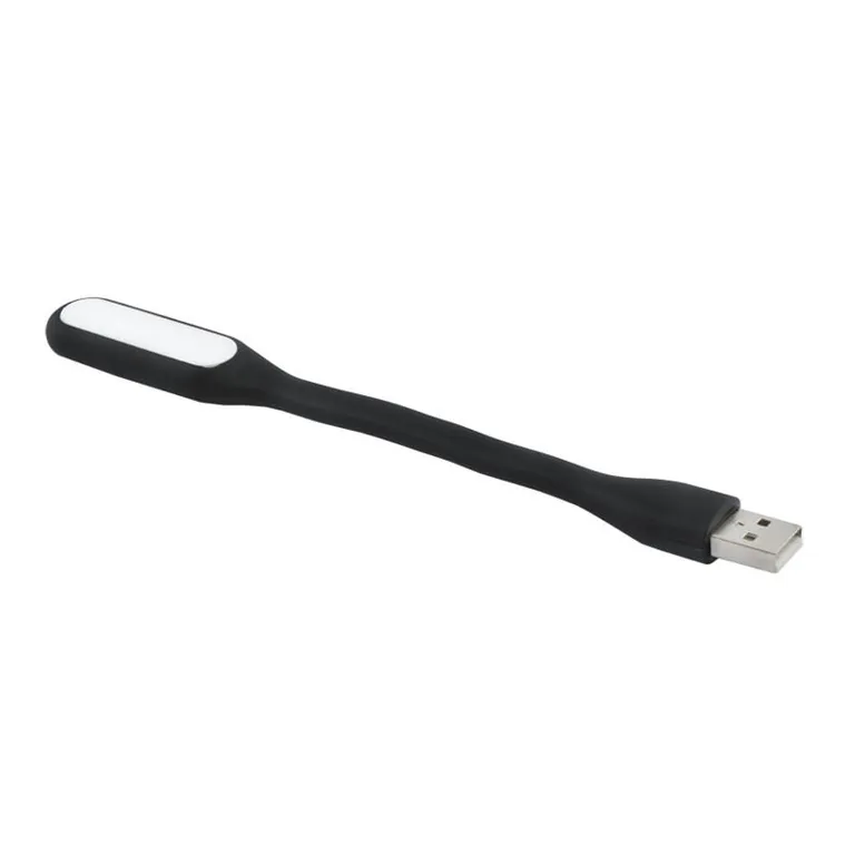 USB szilikon lámpa notebookhoz, rugalmas LED világítás, 1,8x17x0,8 cm, meleg fehér