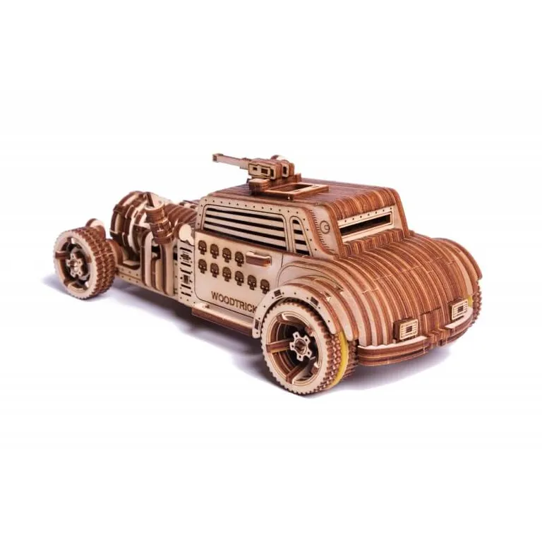 Wood Trick -  Apocalyptic car autó 3D fa mechanikus modell