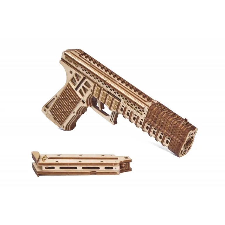 Wood Trick -  Defenders gun fegyver 3D fa mechanikus modell