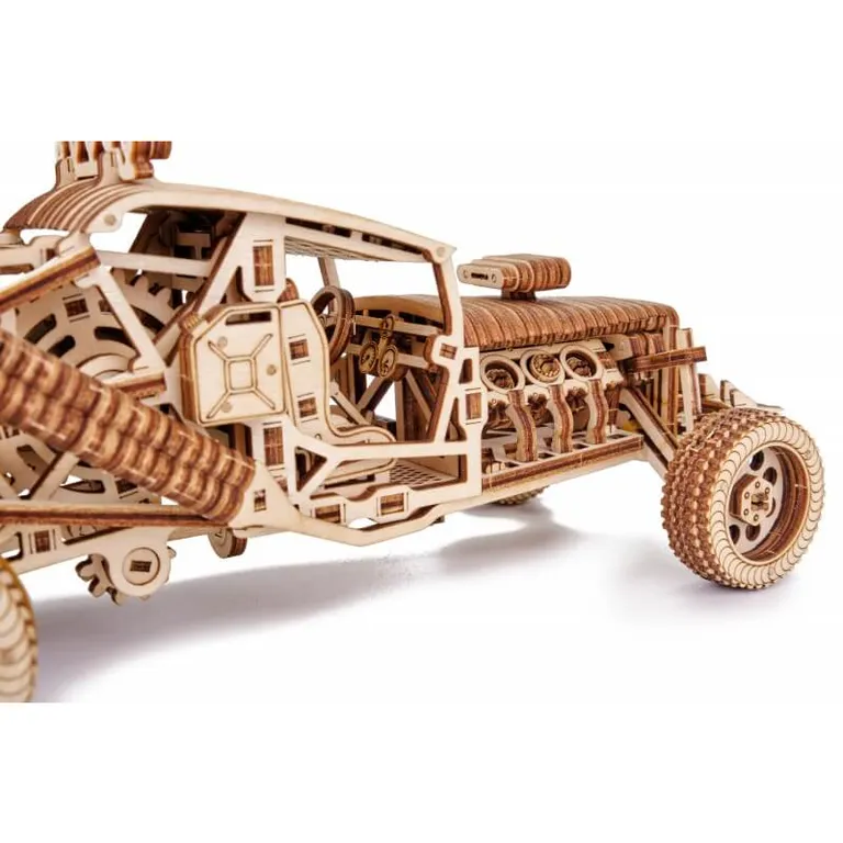 Wood Trick -  Mad Buggy autó 3D fa mechanikus modell
