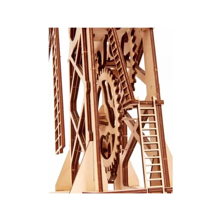 Wood Trick -  Mill szélmalom 3D mechanikus fa modell