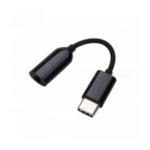 Xiaomi eredeti USB-C/3,5 mm-es adapter fekete (ömlesztett)