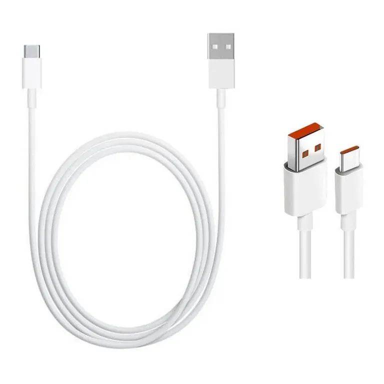 Xiaomi Eredeti USB-C adatátviteli kábel 5A 1m fehér (ömlesztett)