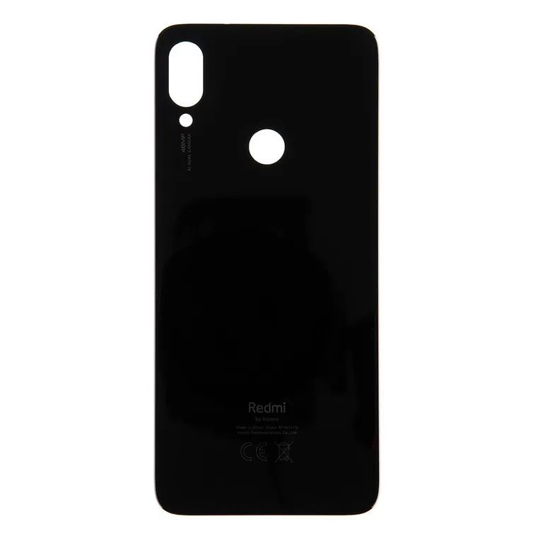 Xiaomi Redmi Note 7 Kryt Baterie Black (szervizcsomag)