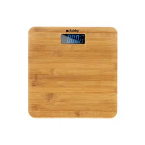 Bambusz Fürdőszobai Mérleg 180kg-ig