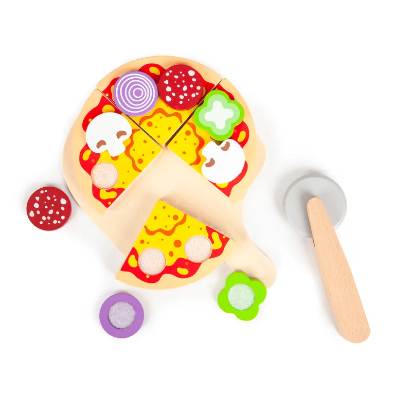 Fa pizzakészítő játékkészlet