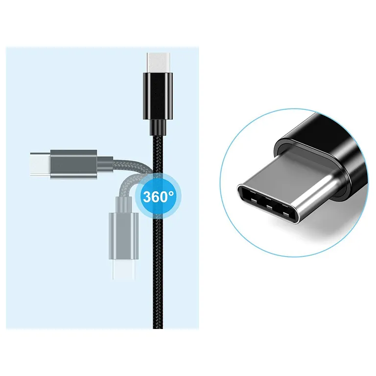 USB-C-ről USB-A 3.0-ra átalakító, OTG támogatással, erős fonott kábel a telefonhoz