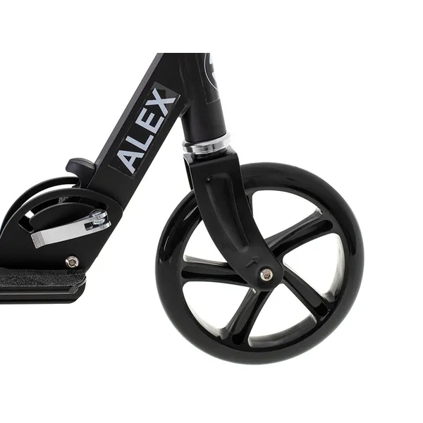 ALEX Összecsukható Roller, 200mm-es Kerekekkel, Fekete színű - Gimme