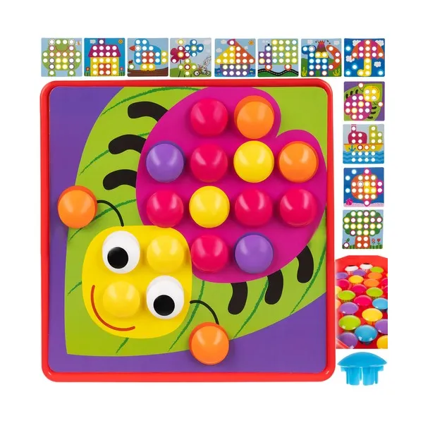 Gyermek Puzzle - Gomb Mozaik