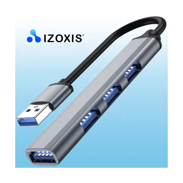 Izoxis 23316 USB Hub - 1x 3.0 port + 3x 2.0 port