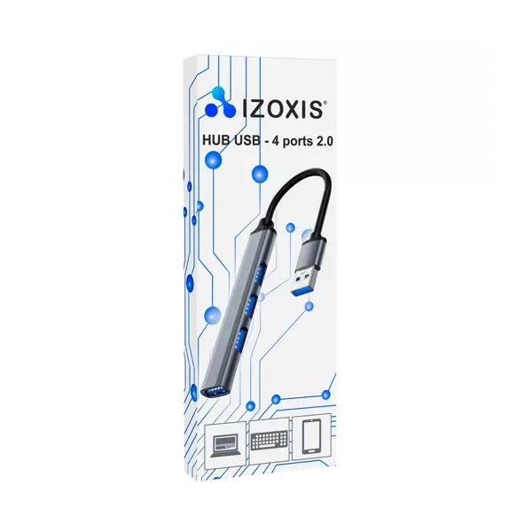 Izoxis 23316 USB Hub - 1x 3.0 port + 3x 2.0 port