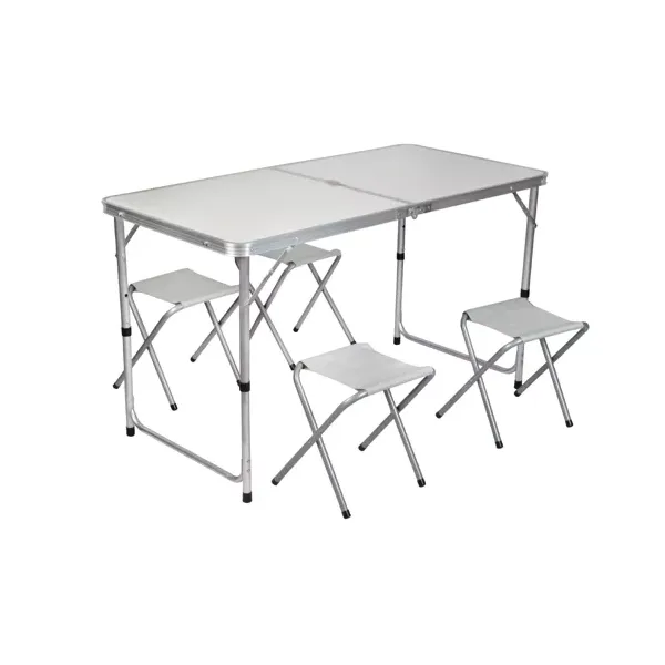 Kempingasztal szett - asztal + 4 szék