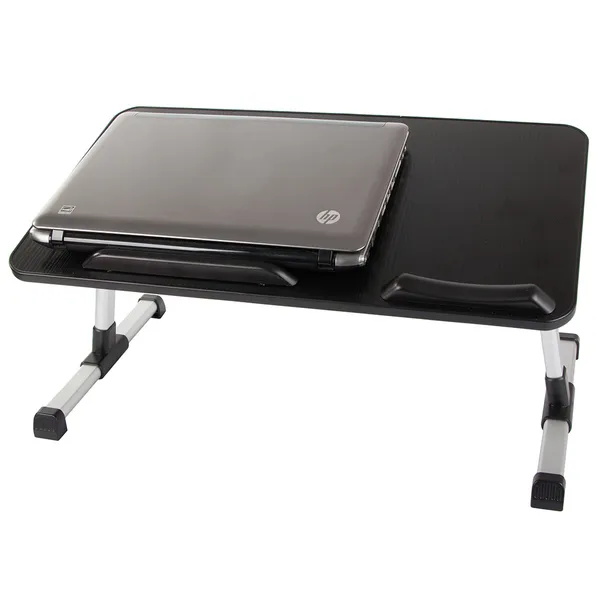 Hordozható Laptop Asztal Hűtőventilátorral - Összecsukható