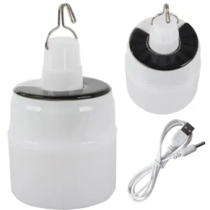 Napenergiás Túrázó Kemping Lámpa USB LED