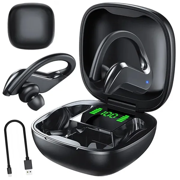 Sportos Vezeték Nélküli Bluetooth Fülhallgató Futáshoz és Edzéshez - Fülpántos