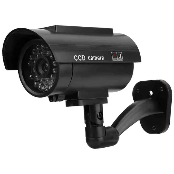 Hamis Kamera IR LED Figyeléssel - Kültéri Falra Szerelhető, Villogó Diódával